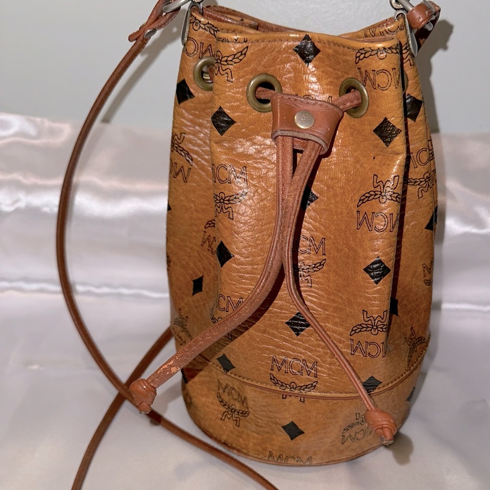 VINTAGE MCM BUCKET BAG